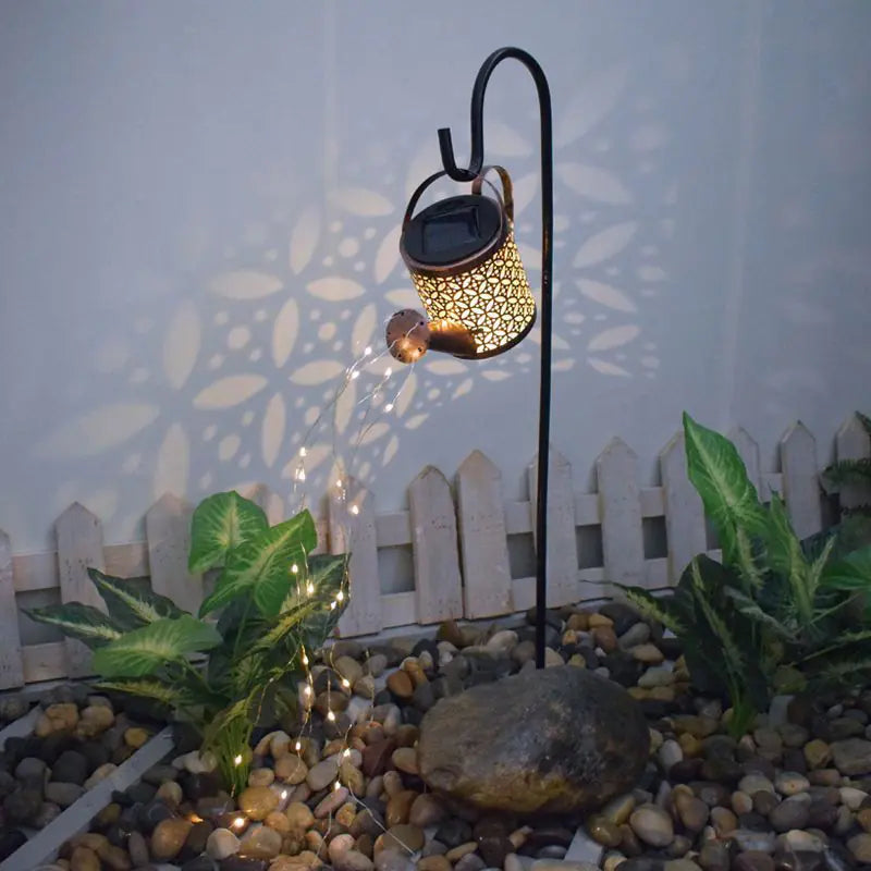 Solar Powered LED Garden Lamp