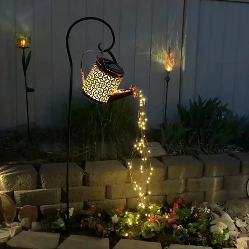 Solar Powered LED Garden Lamp